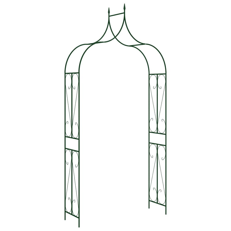 vidaXL Garden Arch Black 150x34x240 cm Iron