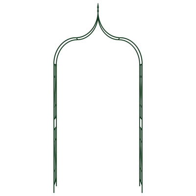 vidaXL Garden Arch Black 150x34x240 cm Iron