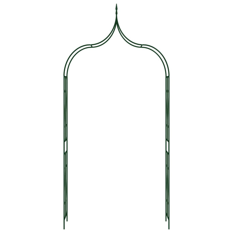 vidaXL Garden Arch Black 150x34x240 cm Iron