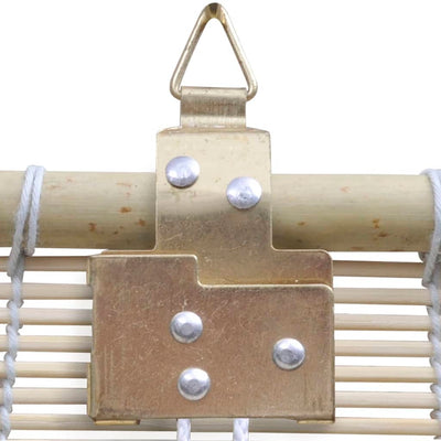 vidaXL Natural Bamboo Roller Blinds 2 pcs 120x160 cm