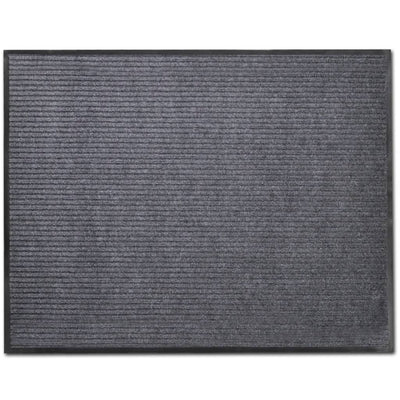 vidaXL PVC Door Mats 2 pcs Grey 90x60 cm