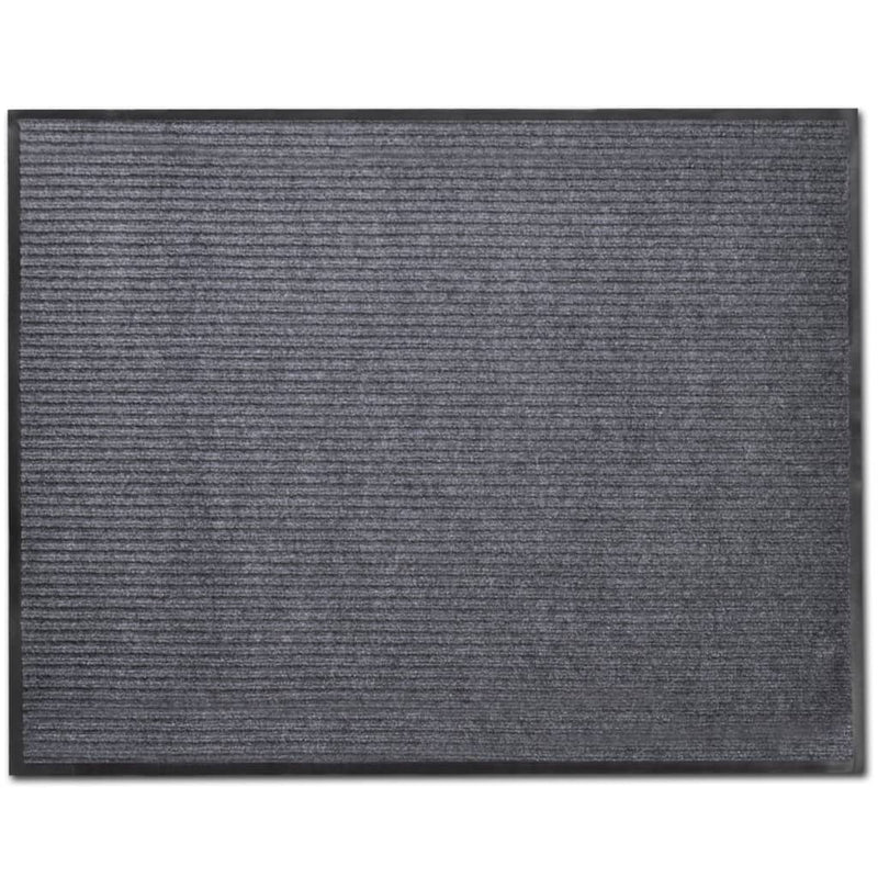 vidaXL PVC Door Mats 4 pcs Grey 90x60 cm