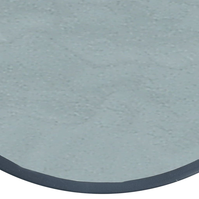 vidaXL Bistro Table Black 40x46 cm Steel and Glass