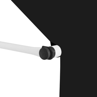 vidaXL Manual Retractable Awning 100 cm Anthracite