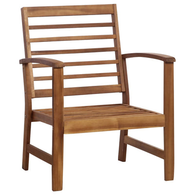 vidaXL 4 Piece Garden Lounge Set Solid Acacia Wood
