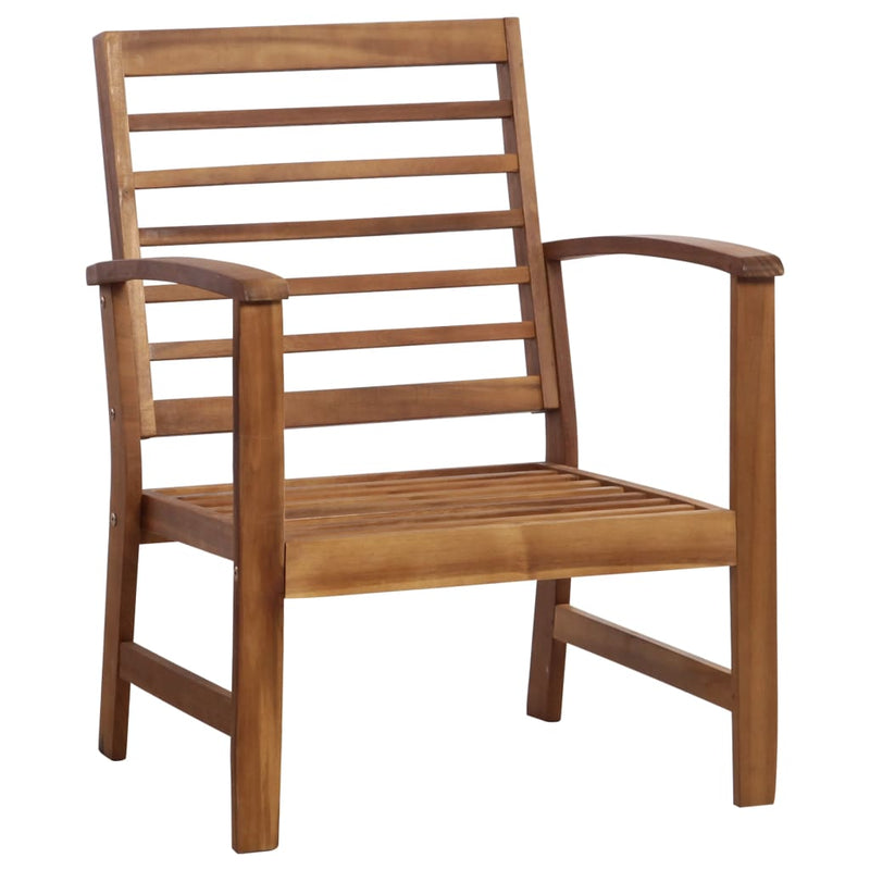 vidaXL 4 Piece Garden Lounge Set Solid Acacia Wood