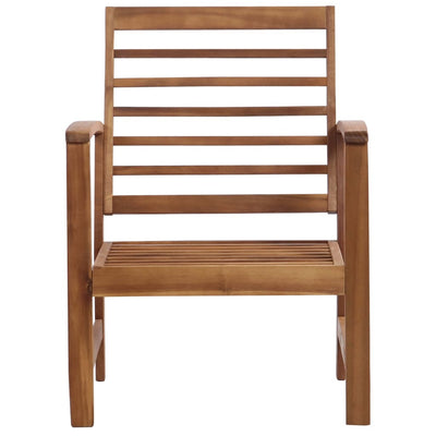 vidaXL 4 Piece Garden Lounge Set Solid Acacia Wood