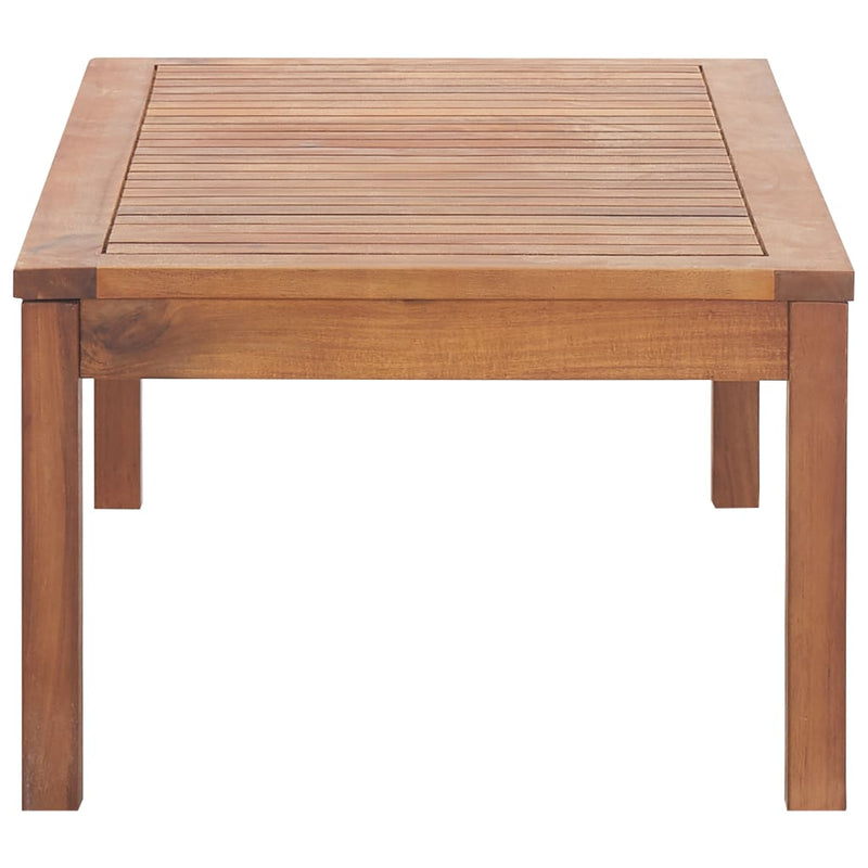 vidaXL 4 Piece Garden Lounge Set with Cushions Solid Acacia Wood