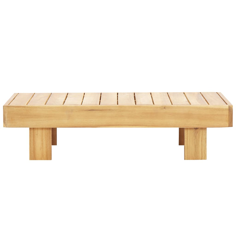 vidaXL Coffee Table 100x60x25 cm Solid Acacia Wood
