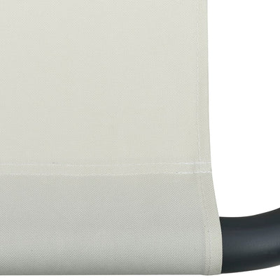 vidaXL Outdoor Lounge Bed with Canopy and Pillows Brown