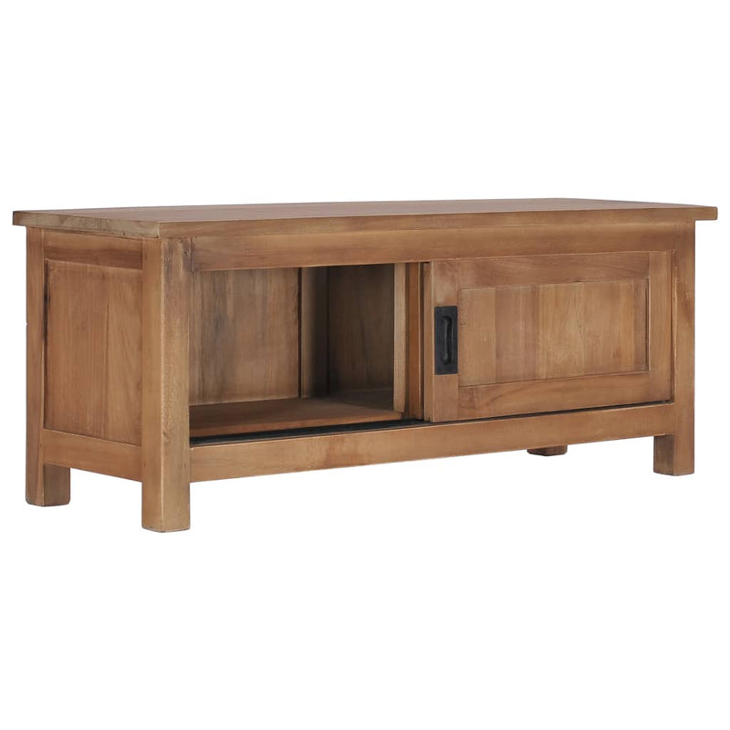 vidaXL TV Cabinet 120x30x40 cm Solid Teak Wood