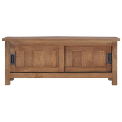 vidaXL TV Cabinet 120x30x40 cm Solid Teak Wood