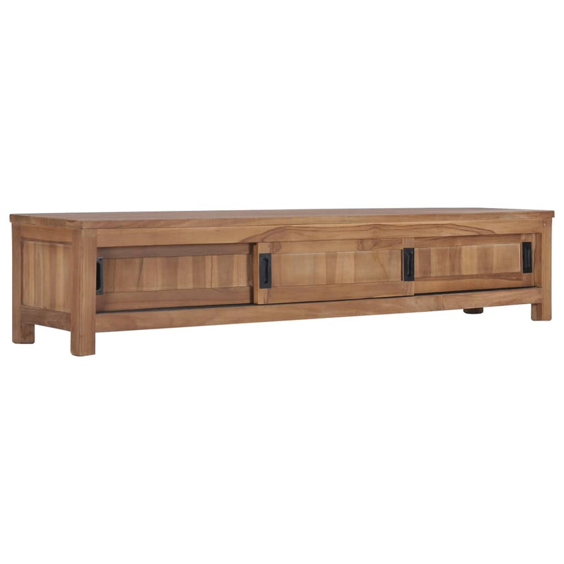 vidaXL TV Cabinet 120x30x40 cm Solid Teak Wood