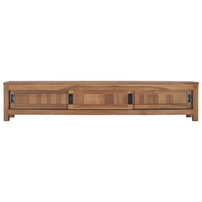 vidaXL TV Cabinet 120x30x40 cm Solid Teak Wood