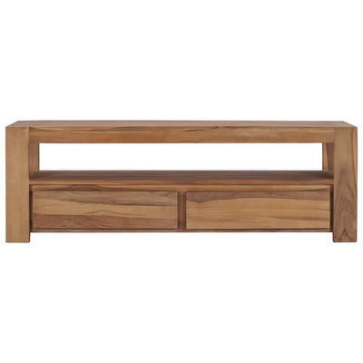 vidaXL TV Cabinet 120x30x40 cm Solid Teak Wood