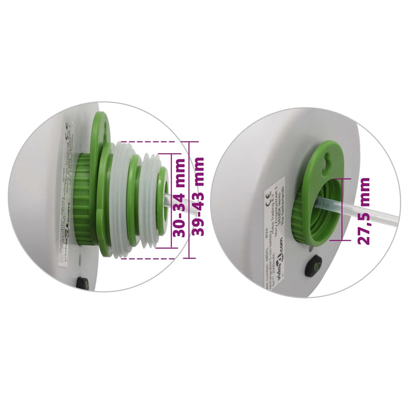 vidaXL Automatic Indoor Drip Watering Kit with Controller