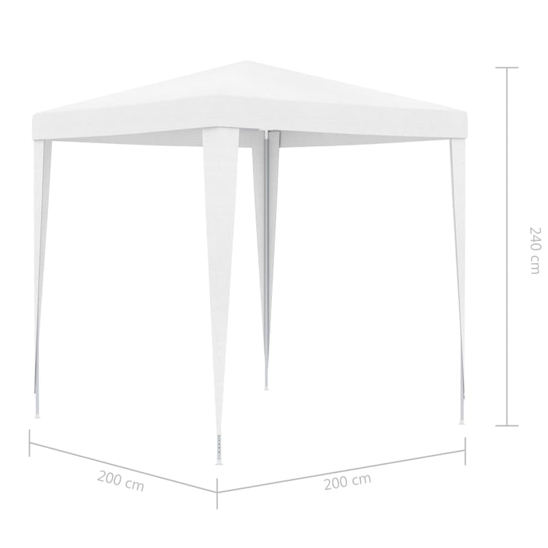 vidaXL Party Tent 4x6 m White