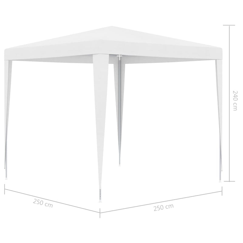 vidaXL Party Tent 4x6 m White