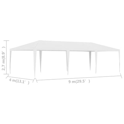 vidaXL Party Tent 4x6 m White