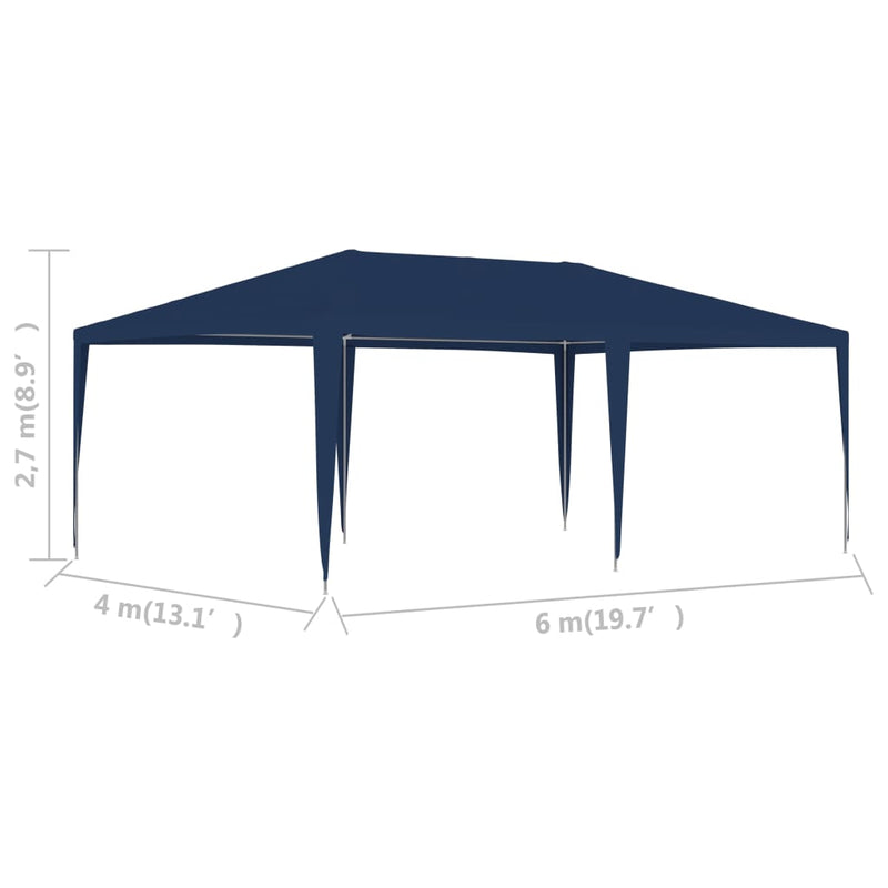 vidaXL Party Tent 4x9 m Blue