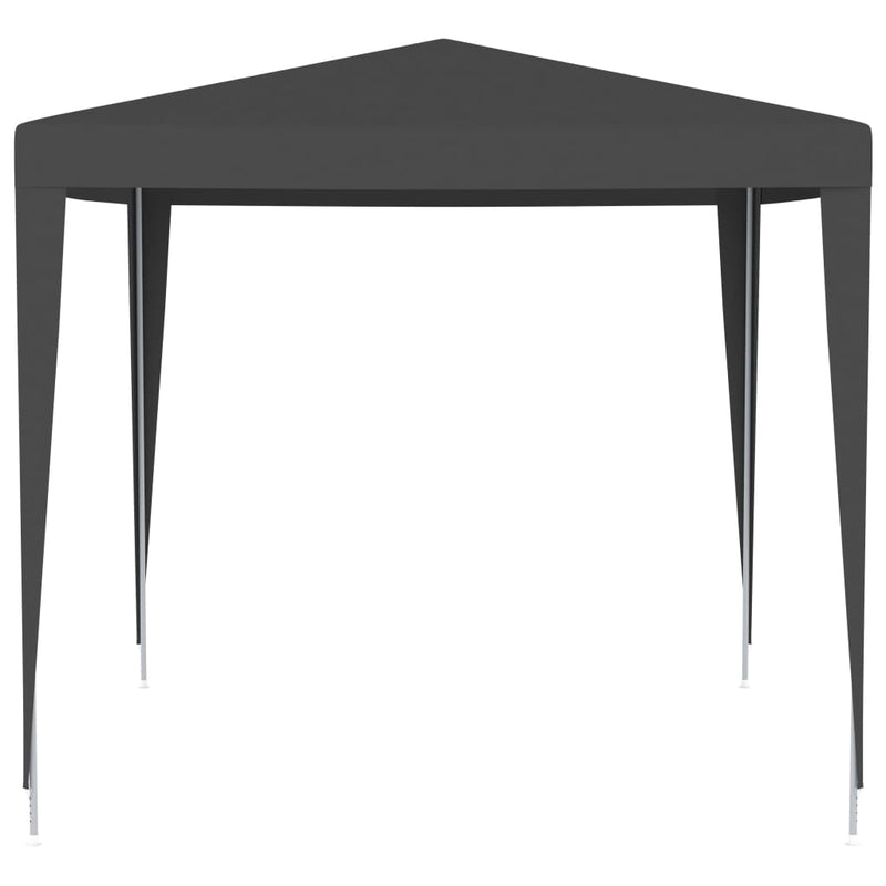 vidaXL Professional Party Tent 2.5x2.5 m Anthracite 90 g/m²