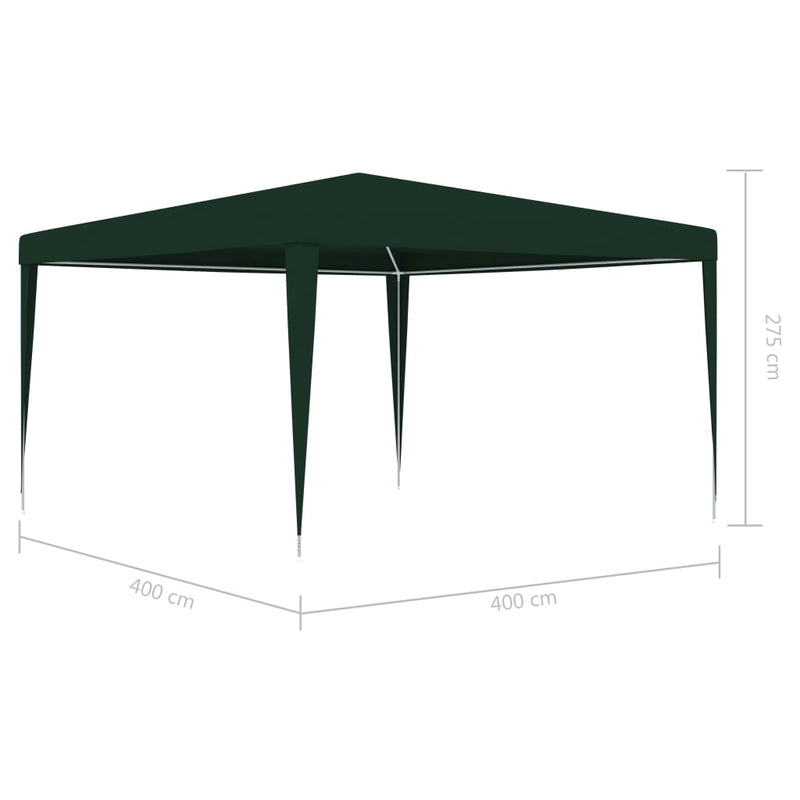 vidaXL Professional Party Tent 2.5x2.5 m Anthracite 90 g/m²