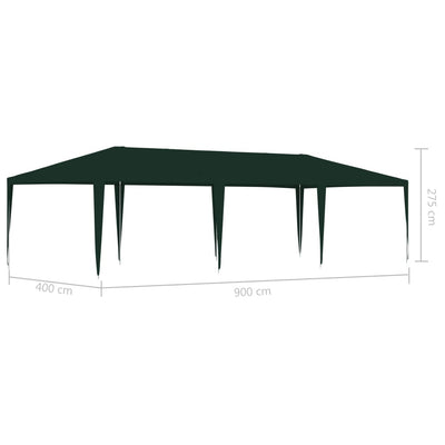 vidaXL Professional Party Tent 2.5x2.5 m Anthracite 90 g/m²