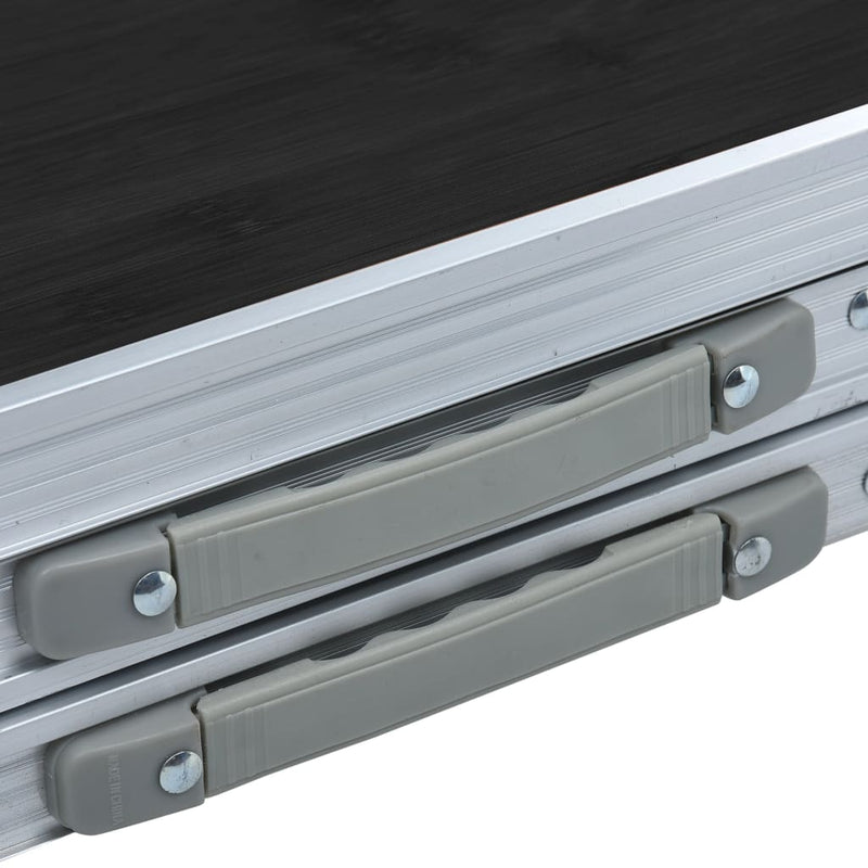 vidaXL Foldable Camping Table Aluminium 180x60 cm