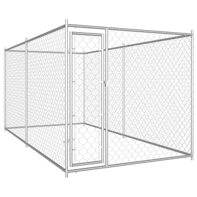 vidaXL Outdoor Dog Kennel 193x193x185 cm
