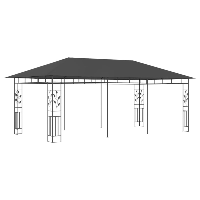 vidaXL Gazebo with Mosquito Net 6x3x2.73 m Anthracite