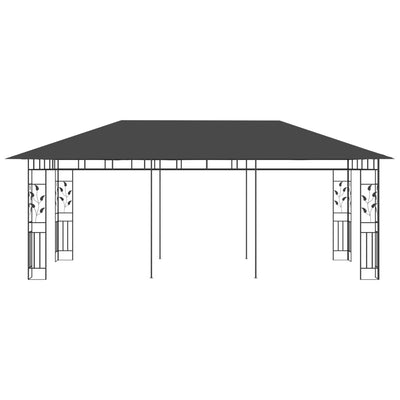 vidaXL Gazebo with Mosquito Net 6x3x2.73 m Anthracite