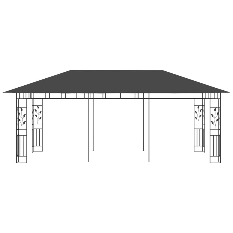 vidaXL Gazebo with Mosquito Net 6x3x2.73 m Anthracite