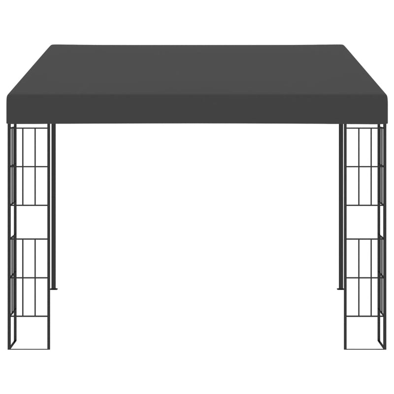vidaXL Wall-mounted Gazebo 3x3 m Anthracite Fabric