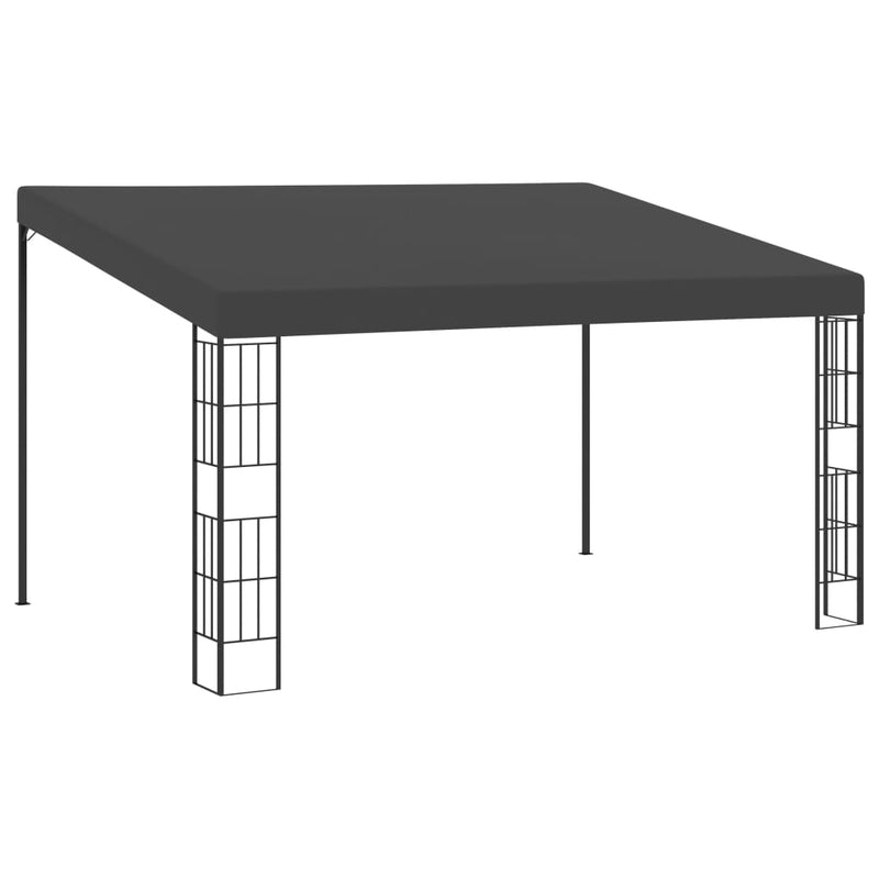 vidaXL Wall-mounted Gazebo 3x3 m Anthracite Fabric