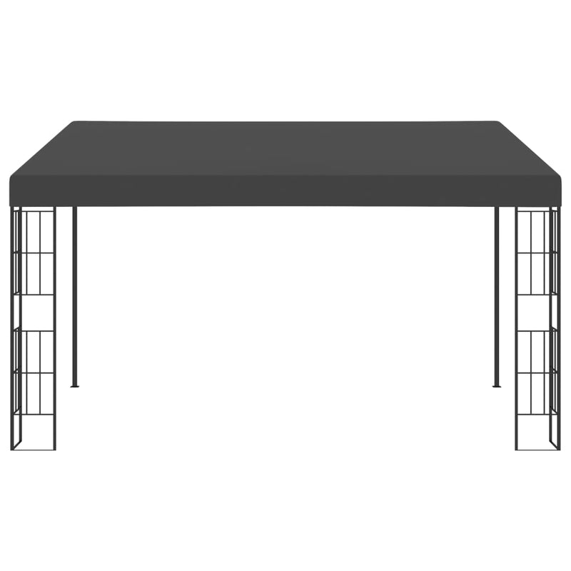 vidaXL Wall-mounted Gazebo 3x3 m Anthracite Fabric