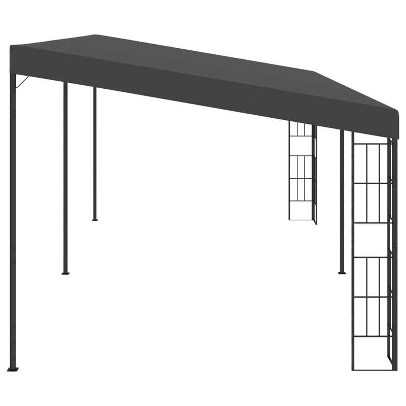 vidaXL Wall-mounted Gazebo 3x4 m Cream Fabric