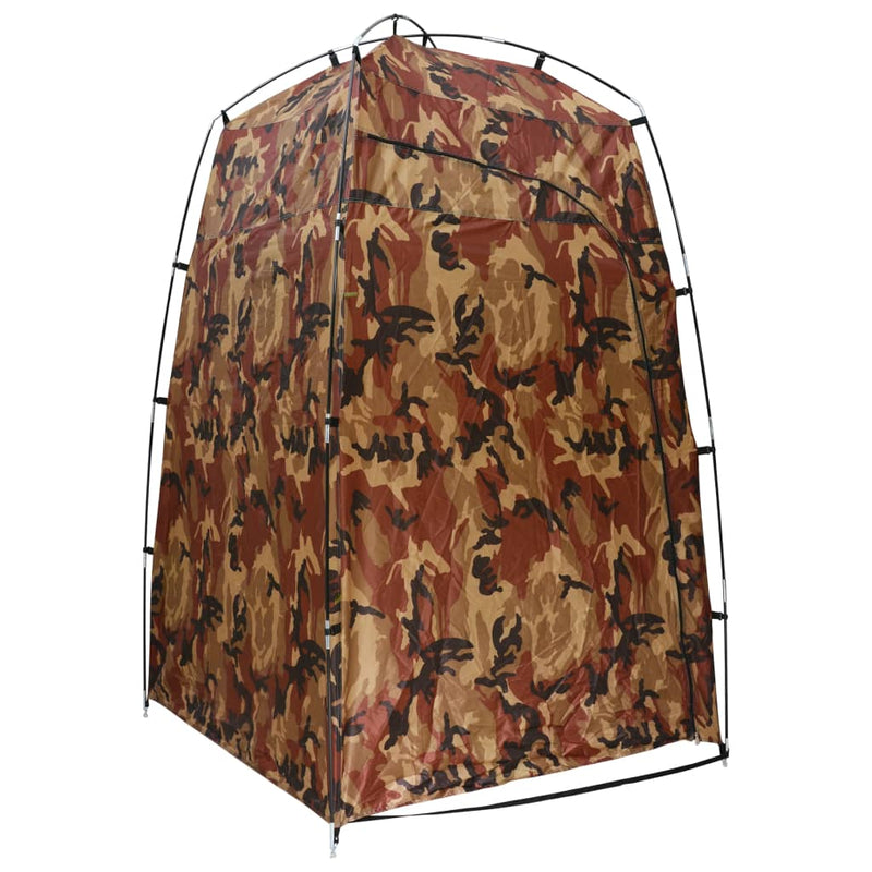 vidaXL Shower/WC/Changing Tent Camouflage