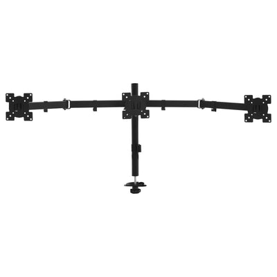 vidaXL Triple Monitor Desk Mount Stand 13"-23"