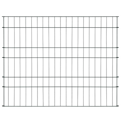 vidaXL Lower Arch Garden Fence Set 77.5x64 cm Green