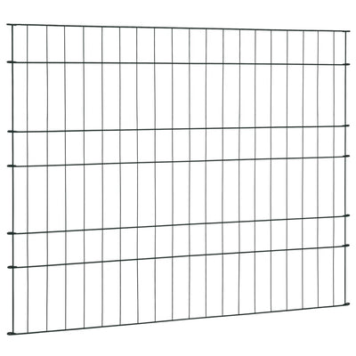 vidaXL Lower Arch Garden Fence Set 77.5x64 cm Green