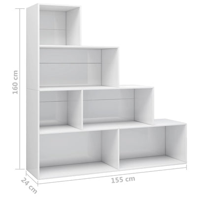 vidaXL Book Cabinet/Room Divider Sonoma Oak 155x24x160 cm Engineered Wood