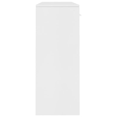 vidaXL Sideboard Concrete Grey 110x30x75 cm Engineered Wood