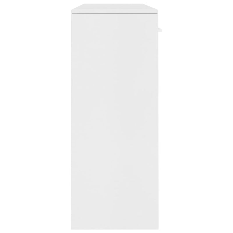 vidaXL Sideboard Concrete Grey 110x30x75 cm Engineered Wood