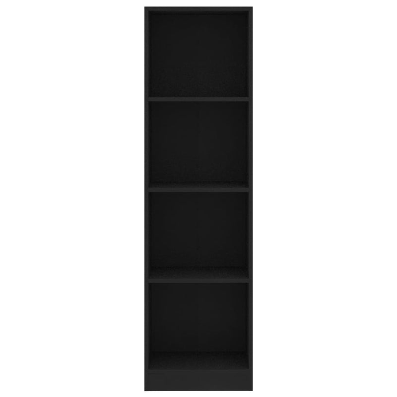 vidaXL 4-Tier Book Cabinet Sonoma Oak 40x24x142 cm Engineered Wood