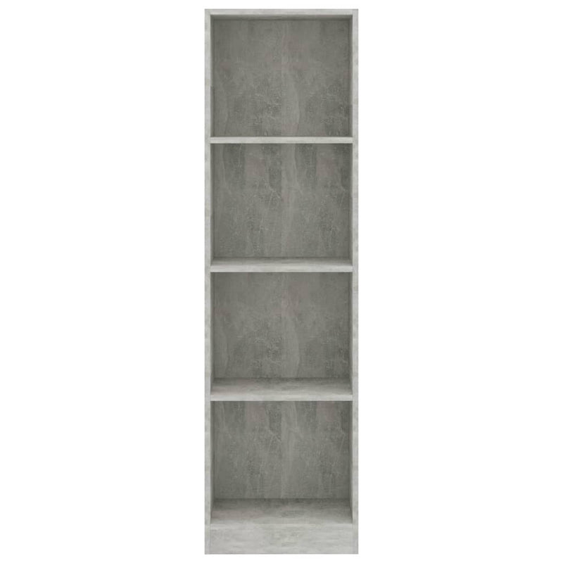 vidaXL 4-Tier Book Cabinet Sonoma Oak 40x24x142 cm Engineered Wood
