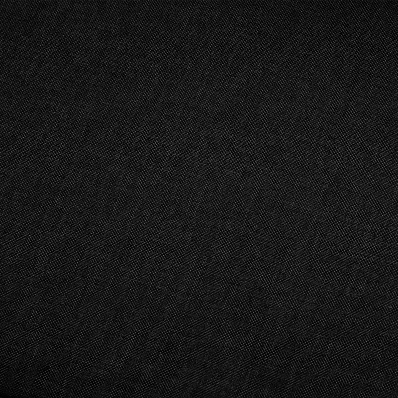 vidaXL 2-Seater Sofa Black Fabric