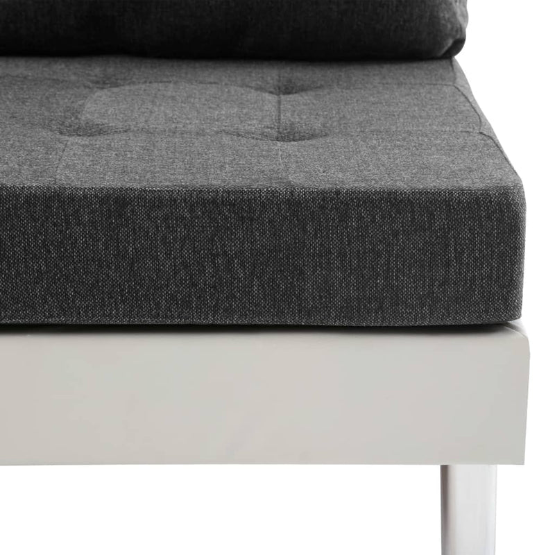 vidaXL Sectional Sofa Faux Leather White