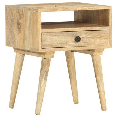vidaXL Bedside Cabinet 40x35x50 cm Solid Mango Wood