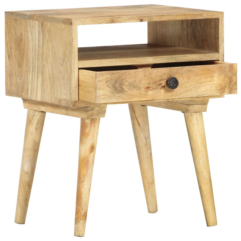vidaXL Bedside Cabinet 40x35x50 cm Solid Mango Wood