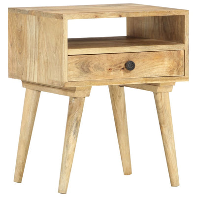 vidaXL Bedside Cabinet 40x35x50 cm Solid Mango Wood